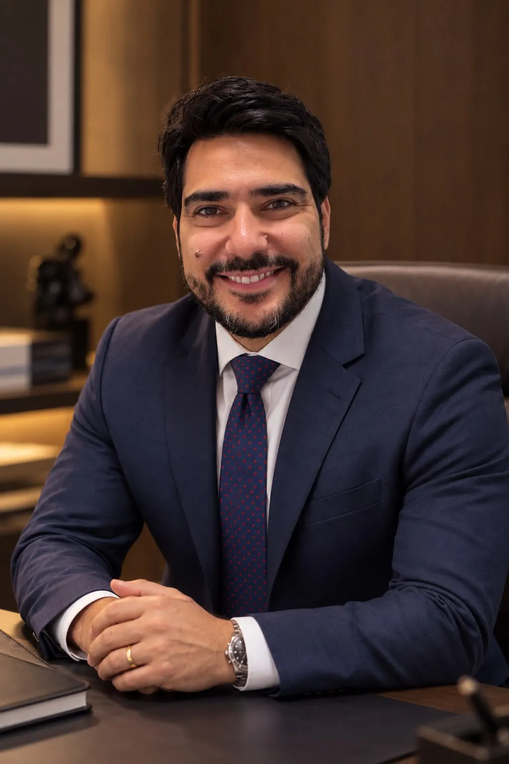 Dr. Leonardo Lins em seu consultório